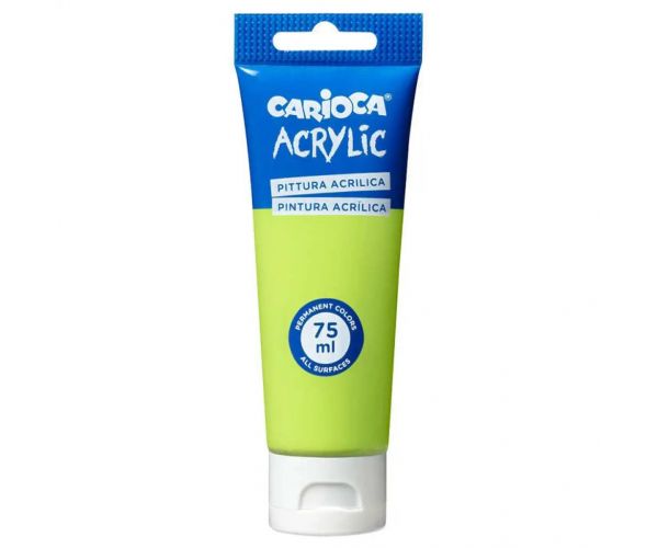 Acrylic 75ml-s akril festék világos zöld színben - Carioca