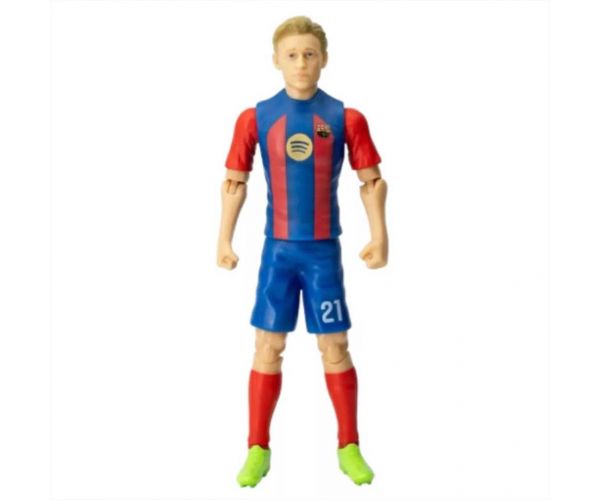 Akcijska figura nogometaša, 20 cm - Barcelona, F. De Jong u dresu s brojem 21