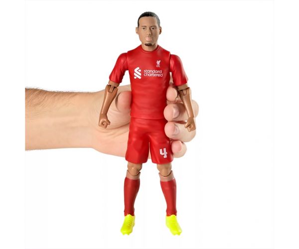 Akcijska figura nogometaša, 20 cm - Liverpool, Van Dijk s brojem 4 na dresu