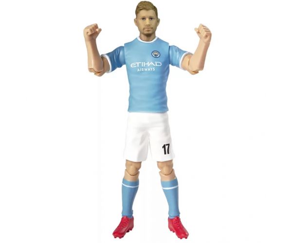 Akcijska figura nogometaša, 20 cm - Manchester City, De Bruyne s brojem 17 na dresu