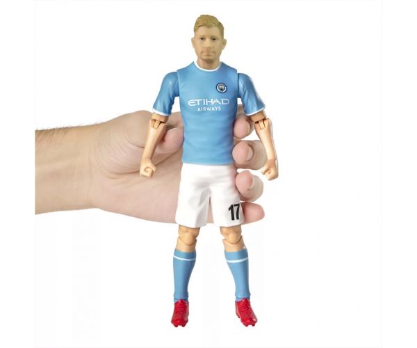 Akcijska figura nogometaša, 20 cm - Manchester City, De Bruyne s brojem 17 na dresu