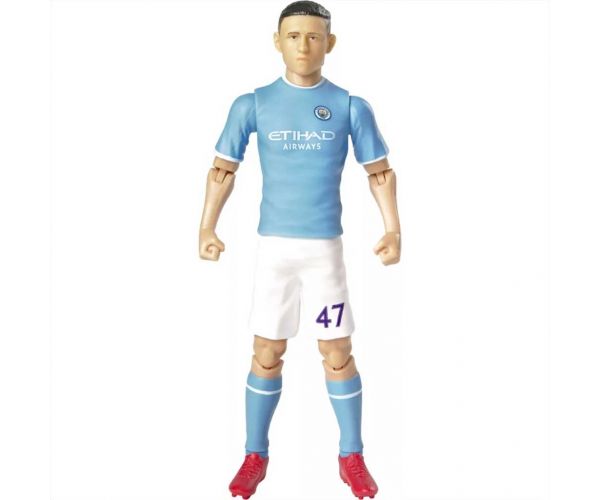 Akcijska figura nogometaša, 20 cm - Manchester City, Foden s brojem 47 na dresu