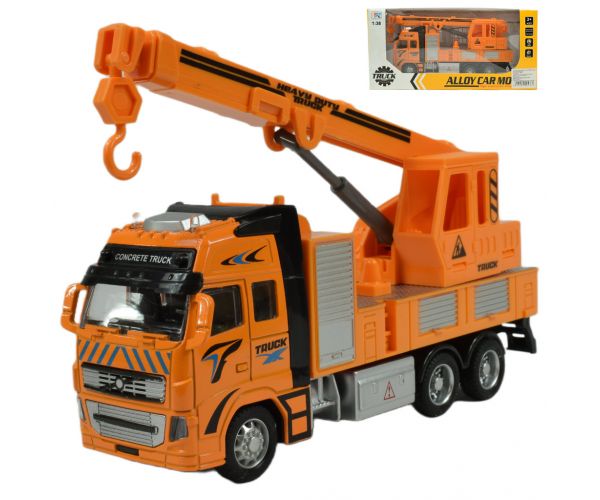 Alloy Car: Kamion dizalica s vitlom 20 cm