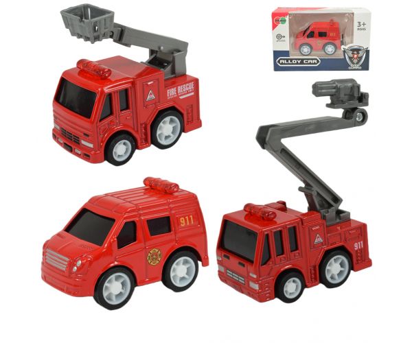 Alloy Car: Vatrogasni motor u raznim verzijama 5cm