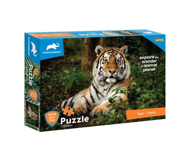 Animal Planet: Tigar 1000 kom puzzle