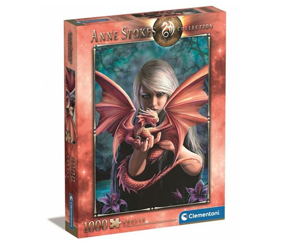 Anne Stokes: Dragonkin 1000 kom puzzle - Clementoni