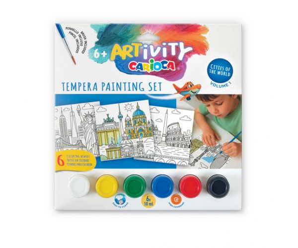 ARTivity Tempera festőkészlet 6x10ml temperával - Amerika - Carioca