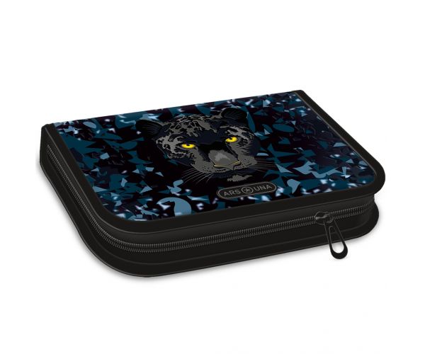 Ars Una: Black Panther kihajtható töltött tolltartó 12,8x19,3x3,6cm
