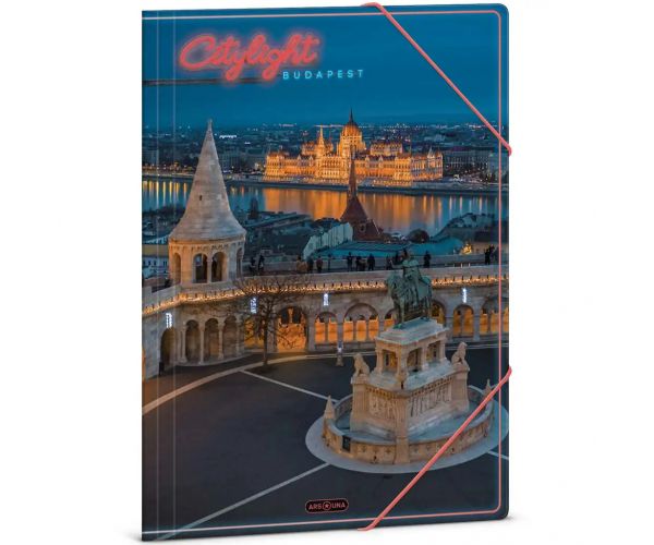 Ars Una: Citylight Budapest A/4 gumis dosszié