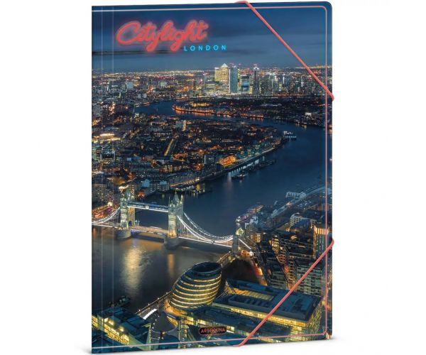 Ars Una: Citylight London A/4 gumis dosszié
