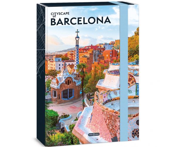 Ars Una: Cityscape-Barcelona A/4 kutija za bilježnice
