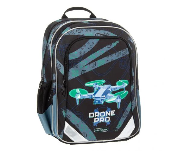 Ars Una: Drone Pro ergo-fit zaobljena školska torba, ruksak 34x40x21 cm