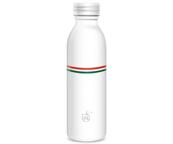 Ars Una: Flag-white dvostruka metalna boca za vodu 600 ml