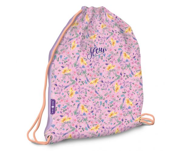 Ars Una: Fleur cvjetni ruksak za tjelesni odgoj, sportska torba 32x42cm