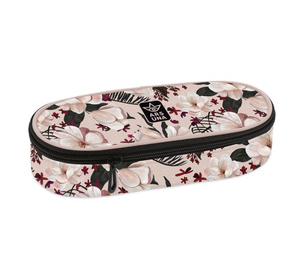 Ars Una: Flowery Pink cvjetna ovalna pernica 23x5,5x9cm