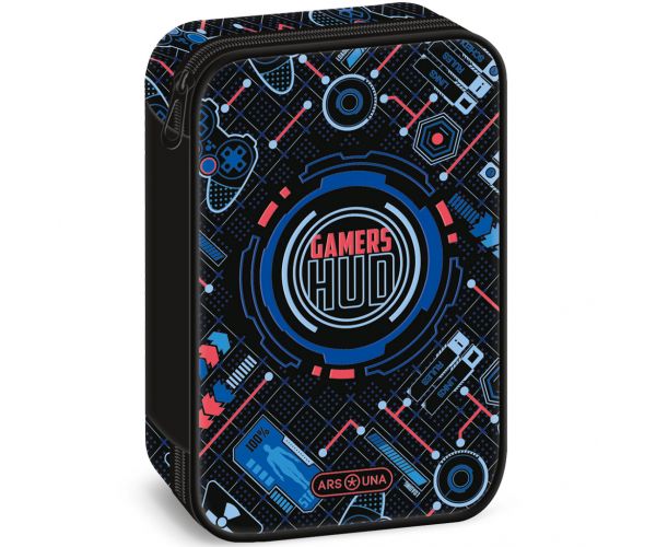 Ars Una: Gamers HUD többszintes tolltartó 15,5x22,5x4,5cm