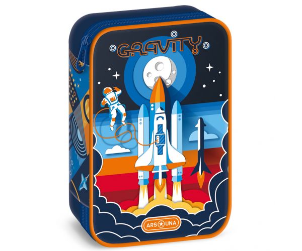Ars Una: Gravity višeslojna pernica s astronautima 15,5x22,5x4,5cm