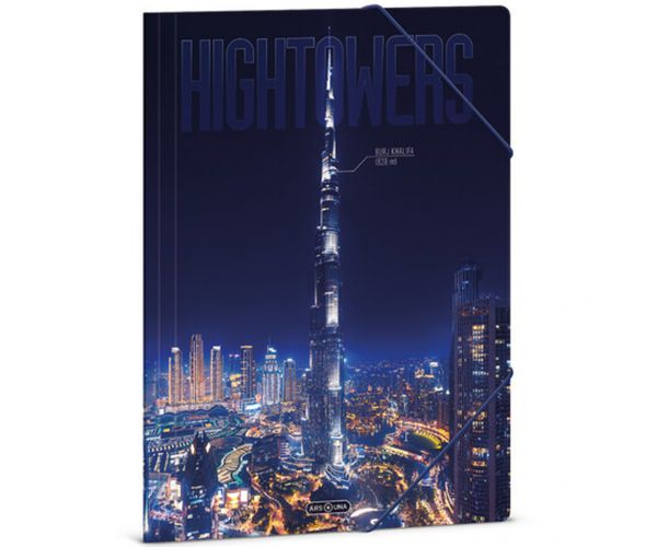 Ars Una: Hightower-Burjkhalifa A/4 mapa s gumicom