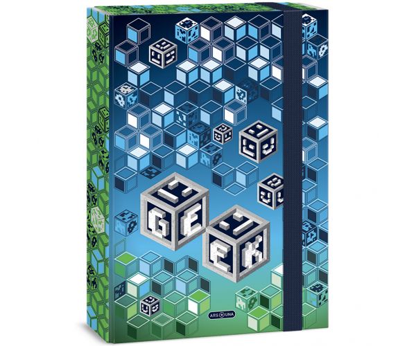 Ars Una: Geek mintás füzetbox A/4
