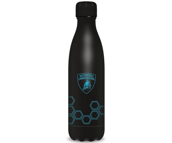 Ars Una: Lamborghini crna dvostrukozidna metalna boca 500 ml