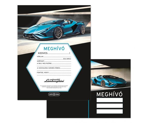 Ars Una: Lamborghini set od 10 pozivnica s omotnicama