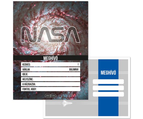 Ars Una: NASA 10db-os meghívó szett borítékkal