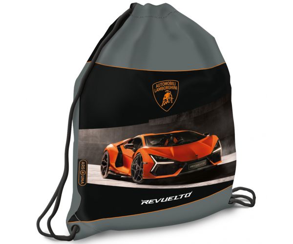 Ars Una: Narančasta Lamborghini vrećica za tjelesni, sportska vrećica 32x42 cm