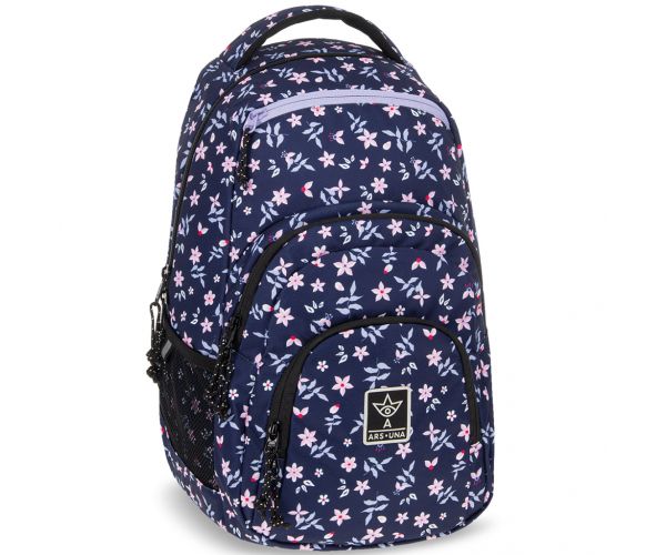 Ars Una: Navy Bloom AU-2 iskolatáska, hátizsák 32x46x22cm