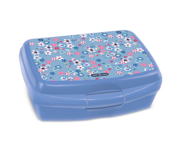 Ars Una: Pearl Blossom Blue cvjetna kutija za užinu 16,5x6x13,5cm