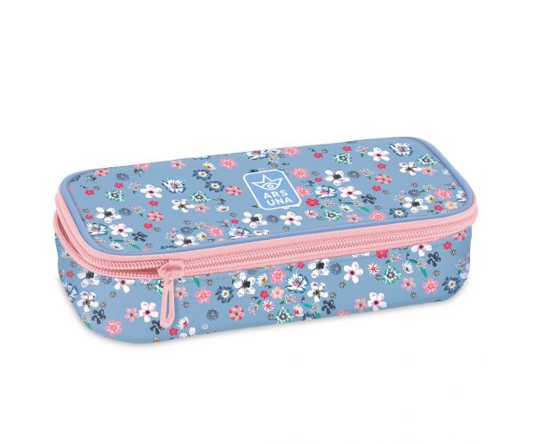 Ars Una: Pearl Blossom Blue cvjetna tinejdžerska pernica 22,5x6x11,5cm