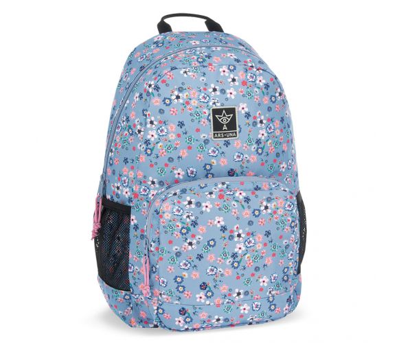 Ars Una: Pearl Blossom cvjetni AU-14 školska torba, ruksak 32x51x25cm