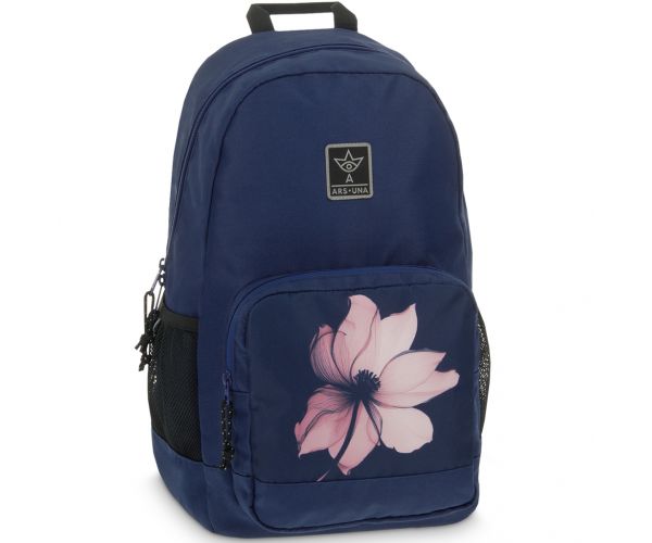 Ars Una: Pink Shade cvjetni AU-14 školska torba, ruksak 32x51x25cm