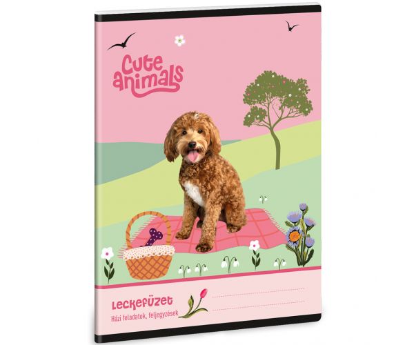 Ars Una: Preslatke životinje Doggie bilježnica za lekcije s psima, 38 listova, A/5