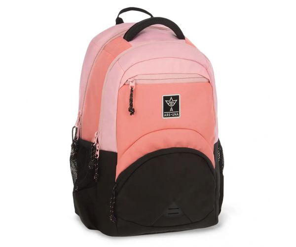 Ars Una: Rose black ergonomikus iskolatáska, hátizsák 33x45x24cm