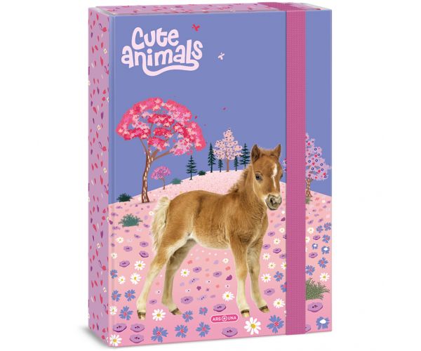 Ars Una: Cute animals - Horse lovas füzetbox A/4