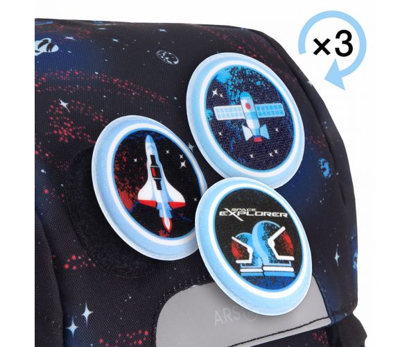 Ars Una: Space Explorer Easy-Pack školska torba, ruksak 27x38x18 cm