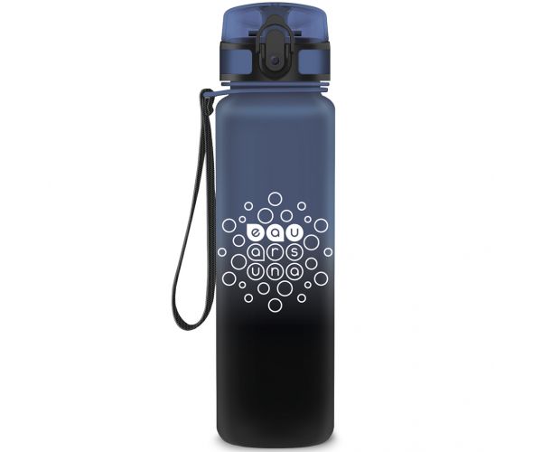 Ars Una: Stormy Night kék-fekete színátmenetes matt BPA-mentes kulacs 600 ml