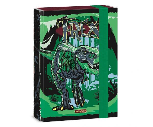 Ars Una: T-Rex uzorkom A5 kutija za bilježnice 16x22x3,5 cm