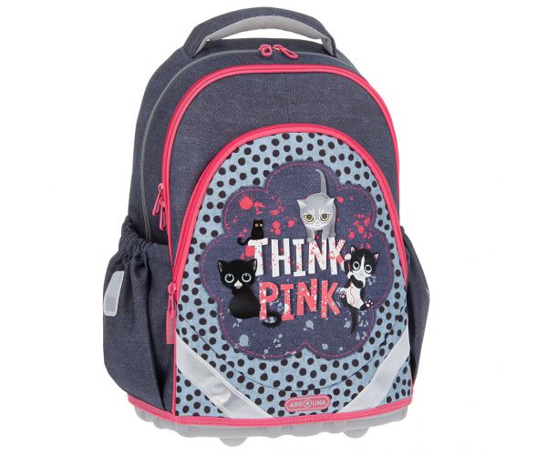 Ars Una: Think-Pink anatomski školski ruksak, 33x42x21cm
