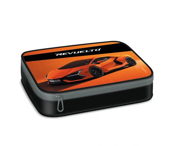 Ars Una: Višeslojna pernica s uzorkom Lamborghini 15,5x22,5x4,5 cm