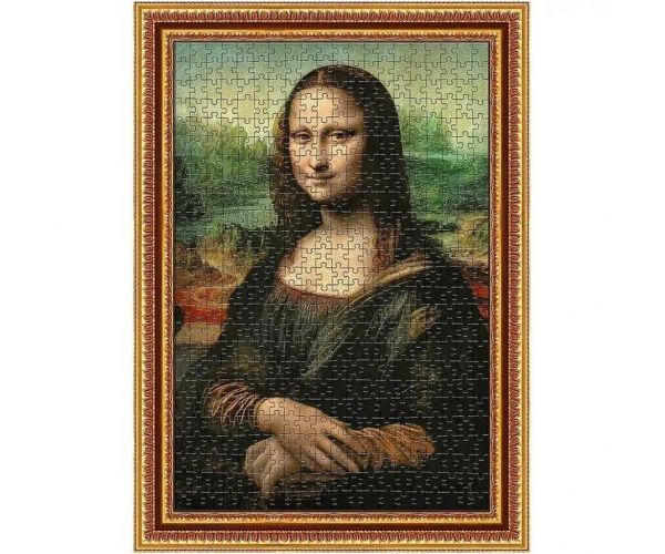 ArtFrame: Leonardo Da Vinci - Mona Lisa 500db-os puzzle kerettel - Trefl