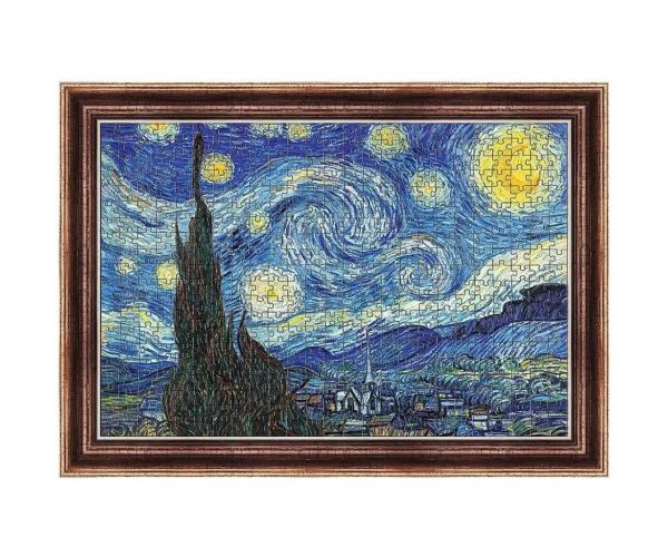 ArtFrame: Van Gogh - Csillagos éj 500db-os puzzle kerettel - Trefl