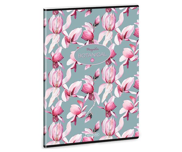 Ars Una: Botanical Mangolia četvrtasta bilježnica, 40 listova A/4