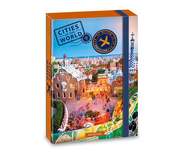 Ars Una: Cities of the World Barcelona slika mapa A/5