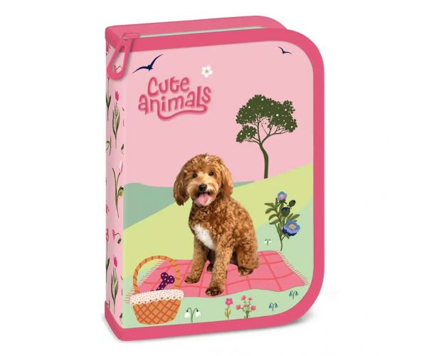 Ars Una: Cute Animals Doggie töltött tolltartó 12,8x19,3x3,6cm