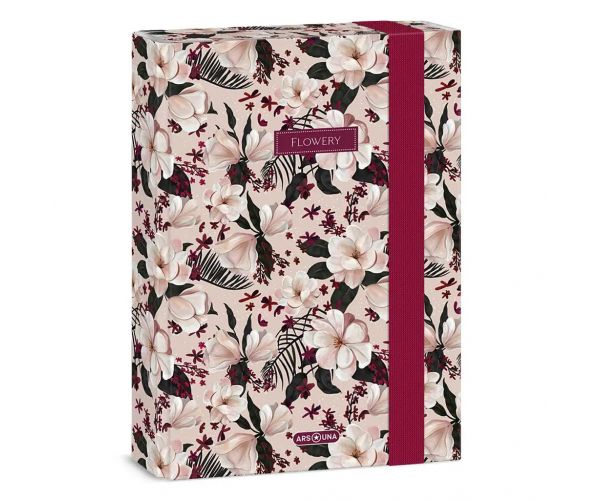 Ars Una: Flowery Pink A/5 füzetbox