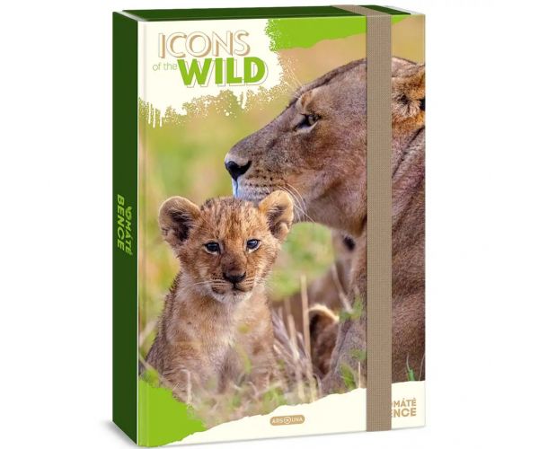 Ars Una: Icons of the Wild Lions A/4 füzetbox
