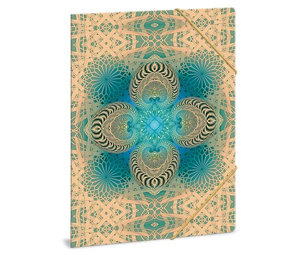 Ars Una: Mandala Gold Hope gumeni dosje A/4