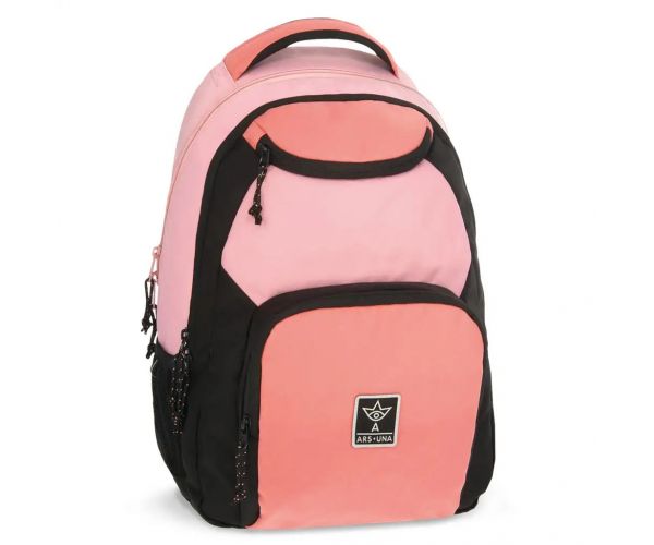 Ars Una: Rose Black AU-6 iskolatáska, hátizsák 34x45x26cm
