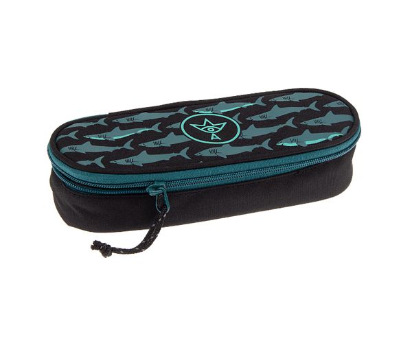 Ars Una: Sharks velika pernica 23x5,5x9cm